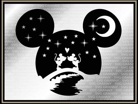 image 0 | Siluetas disney, Silueta de mickey mouse, Álbum de recortes de disney