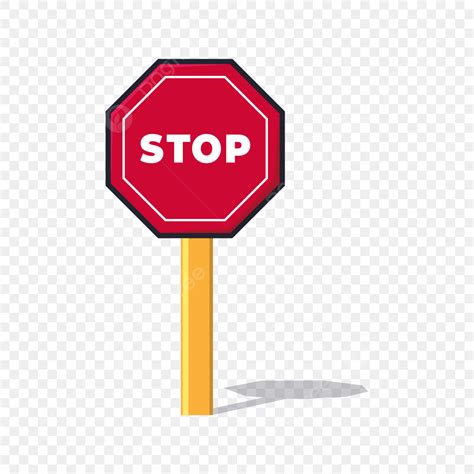 Holding Stop Sign Vector Hd Images, Stop Sign Board Safety Icon, Stop ...