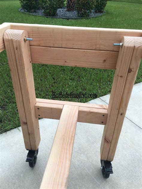 DIY Folding Workbench - Home Defined | Folding workbench, Workbench, Diy workbench