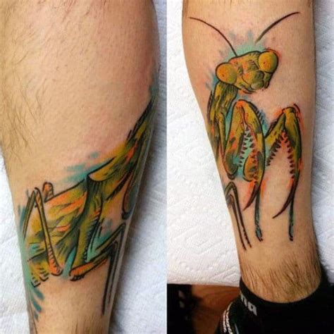 50 Epic Praying Mantis Tattoo Designs For Men [2023 Guide]