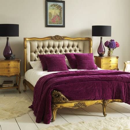 Purple Plum and Gold - Interiors By Color