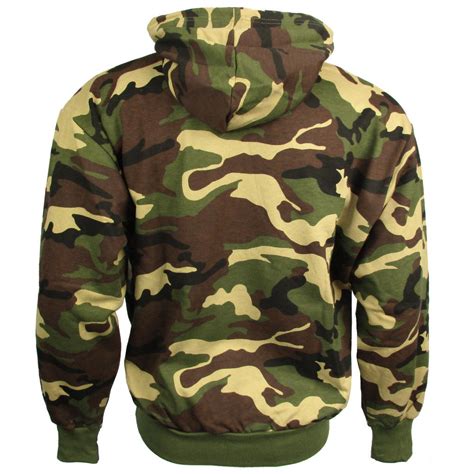 Woodland Camo Hoodie - Army & Outdoors