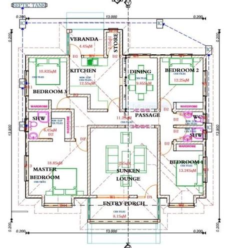 House Plan With Dimensions