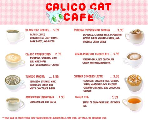 Cat Cafe Menu Template And Ideas For Design Fotor, 51% OFF