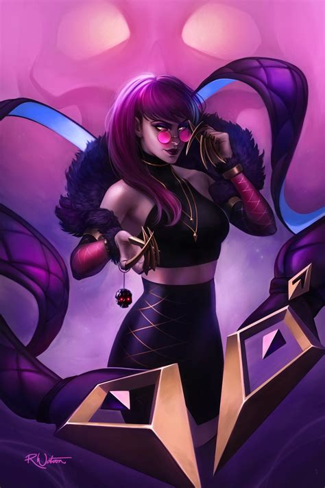 "Evelynn KDA" by Becky Watson : r/ImaginaryRuneterra