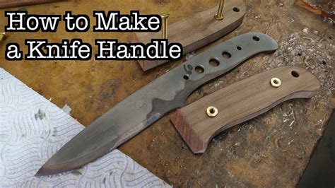 How to Make a Knife Handle - Drilling, Profiling & Dry Fitting - YouTube