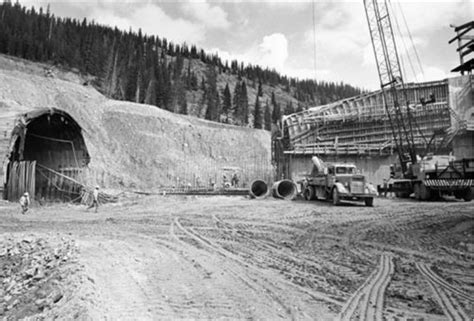 9 Rare Photos Taken During The Eisenhower Tunnel Construction