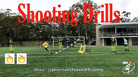 Basic & Advanced shooting drills! With Keeper! Joner Football - YouTube