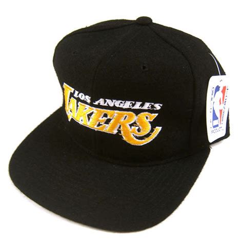 Vintage LA Lakers Starter Snapback Hat NWT Basketball 90s Hip Hop Rap NWA – For All To Envy