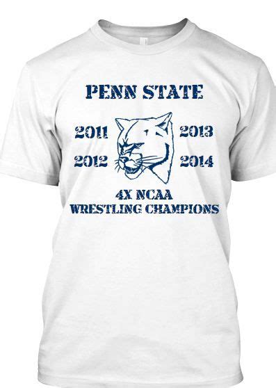 Penn State Wrestling Dynasty t-shirt. I designed it, but Penn State ...