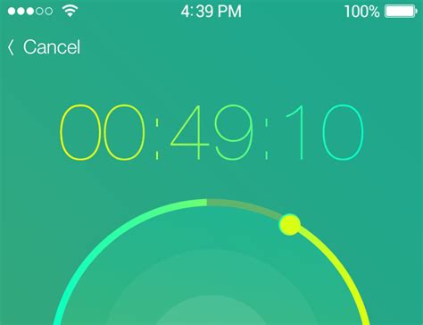 UI design for timer app by imam maulana on Dribbble