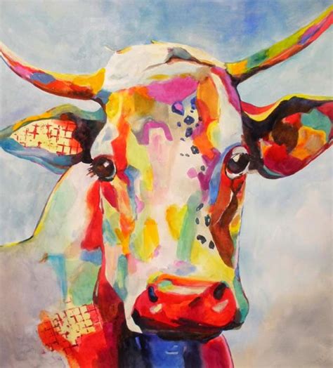 KaySmithBrushworks: Contemporary Cow