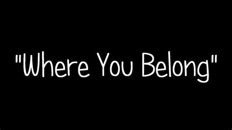 Kari Kimmel - Where You Belong (Lyrics) Chords - Chordify