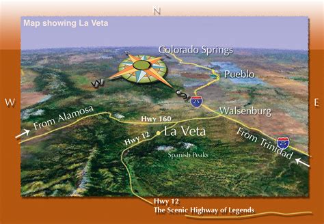 Directions to La Veta, CO