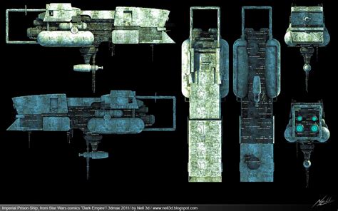 imperial prison ship, the Star Wars comics "dark empire" — Scifi-Meshes.com