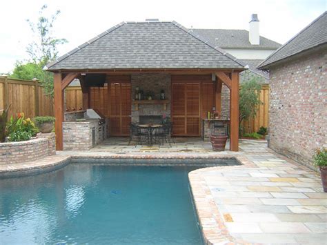 Pool Cabana - Traditional - Pool - new orleans - by Ferris Land Design ...