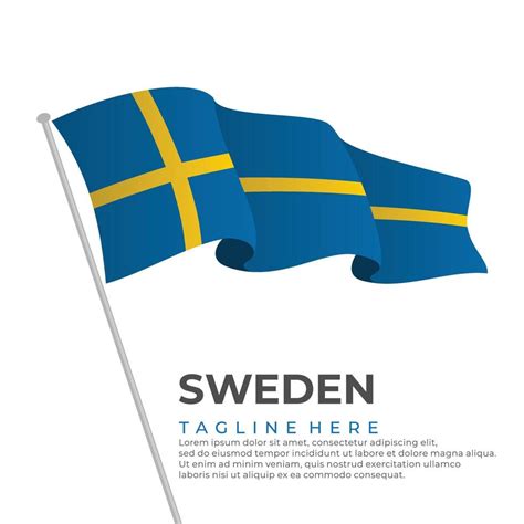 Template vector Sweden flag modern design 21625839 Vector Art at Vecteezy