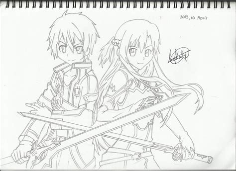 Sword Art Online Drawing! by KpopLoverAnime on DeviantArt