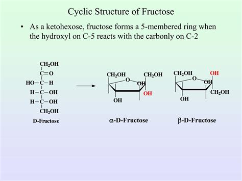 PPT - Cyclic Structure of Fructose PowerPoint Presentation - ID:342112