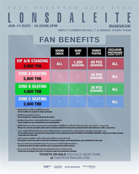 2024 BAEKHYUN ASIA TOUR [LONSDALEITE] IN BANGKOK | Concert