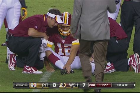 Kirk Cousins injury: Redskins QB leaves game after hurting foot - SBNation.com