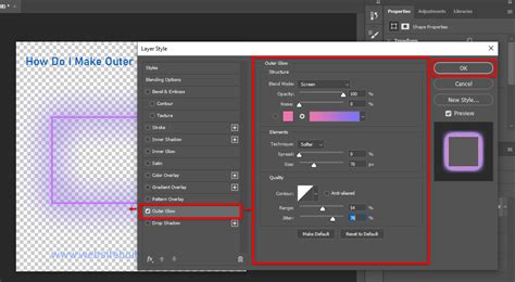 How Do I Make Outer Glow in Photoshop? - WebsiteBuilderInsider.com