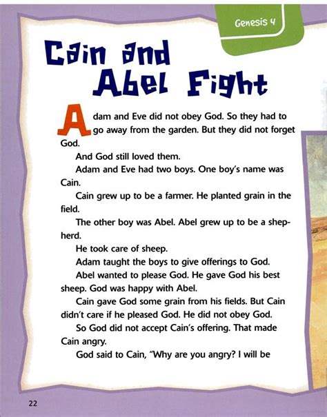 42 best CAIN & ABEL !!! images on Pinterest | Bible activities, Bible ...