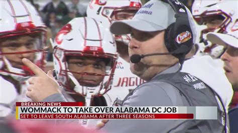 South Alabama’s Kane Wommack set to take Alabama defensive coordinator job