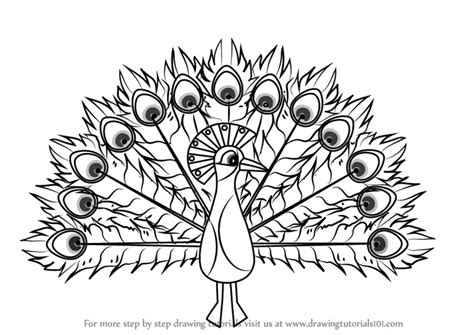 How To Draw A Peacock Step By Step / Peacocks are exotically beautiful, like an island flower.