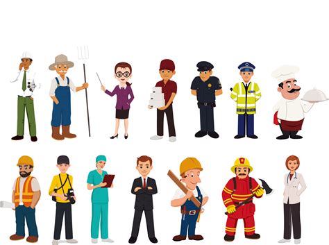 People doing different jobs illustration Stock Vector Image & Art - Clip Art Library