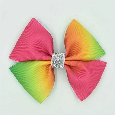 2018 New Children's Colorful Hair Clips Kids Flower Bow Hair Accessories Cute Baby Hair Clips-in ...