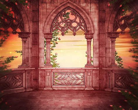 720P Free download | Old Castle Window Backdrop Gothic Castle Balcony ...