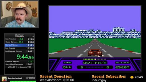 Rad Racer NES speedrun in 26:53 by Arcus - YouTube