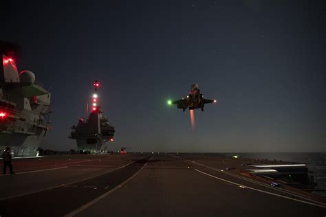 F-35 Test Team Performs First Night SRVL Aboard HMS Prince of Wales | NAVAIR