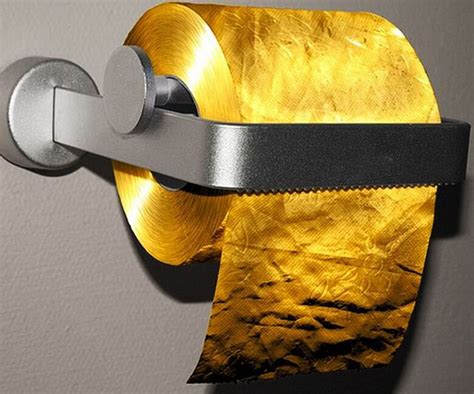 24 Carat Gold Toilet Paper