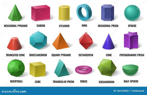 Geometric 3d Shapes Stock Illustrations – 105,479 Geometric 3d Shapes Stock Illustrations ...