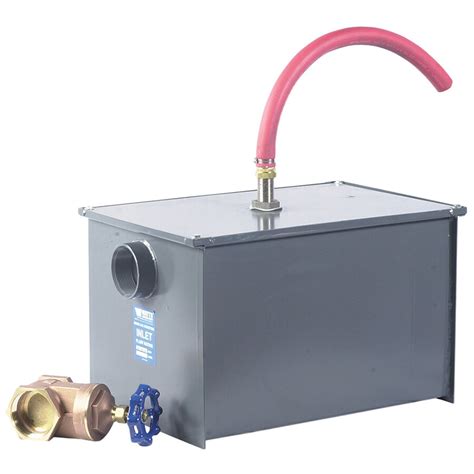 Watts WD-20-A 40 lb. Grease Trap with Partially Automatic Draw-Off