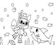 Baby Shark Coloring Pages Free - Free Printable Coloring Sheets Baby Shark 10 / You can download ...