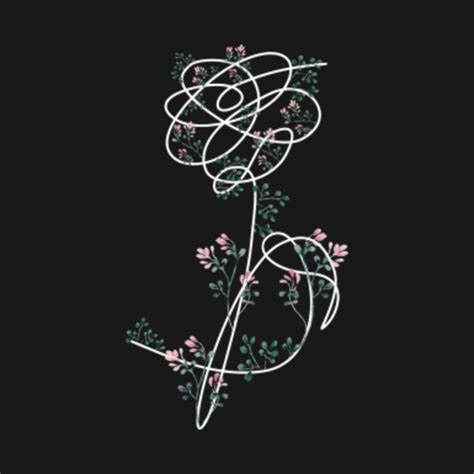 Bts Love Yourself Flower - Bts Love Yourself Flower - T-Shirt | TeePublic