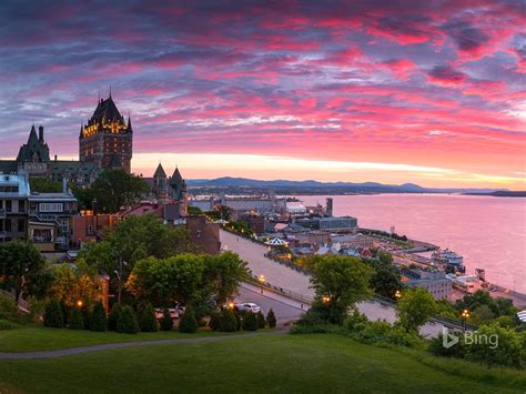 Que Panorama of Old Quebec City 2017 Bing Wallpaper Preview | 10wallpaper.com