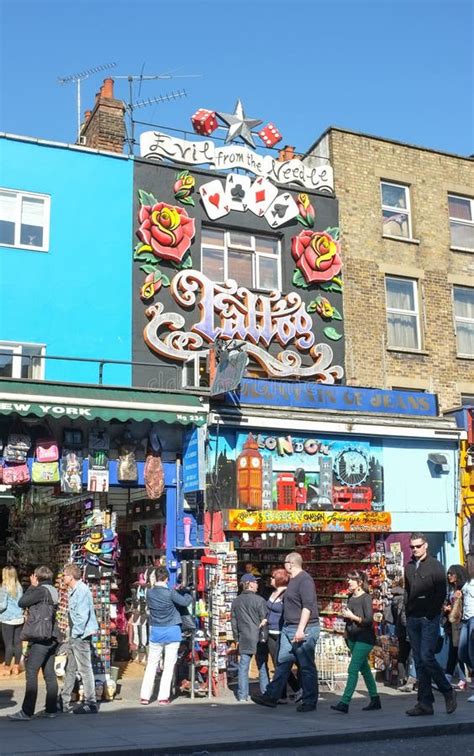 Camden High Street Shops, London Editorial Image - Image of life, cool: 30673250