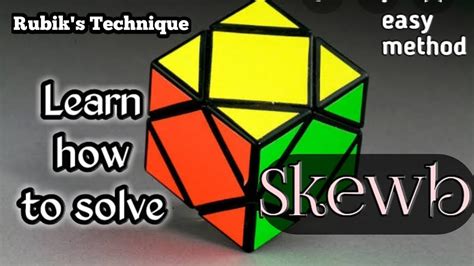 How to solve a skewb | skewb cube | Rubik's Technique - YouTube