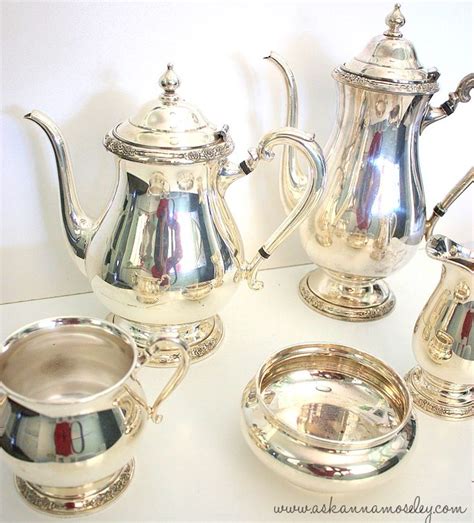 How to Clean Silver » Ask Anna | How to clean silver, Silver tea set, Cleaning silver jewelry