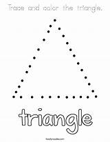 Trace And color The triangle Coloring Page  Tracing Twisty Noodle sketch template