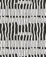 Sound Waves Stripe Black & White Australian Made Wallpaper Online. – Olive et Oriel