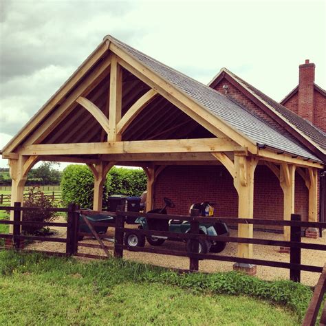 oak carports uk - Google Search | Carport designs, Carports uk, Lean to roof