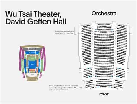 David Geffen Hall Seating Charts