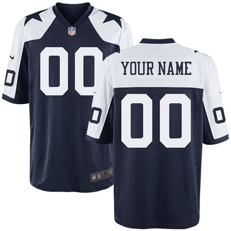 Nike Men's Dallas Cowboys Customized Throwback Game Jersey