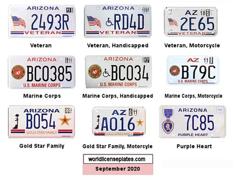 License Plates of Arizona