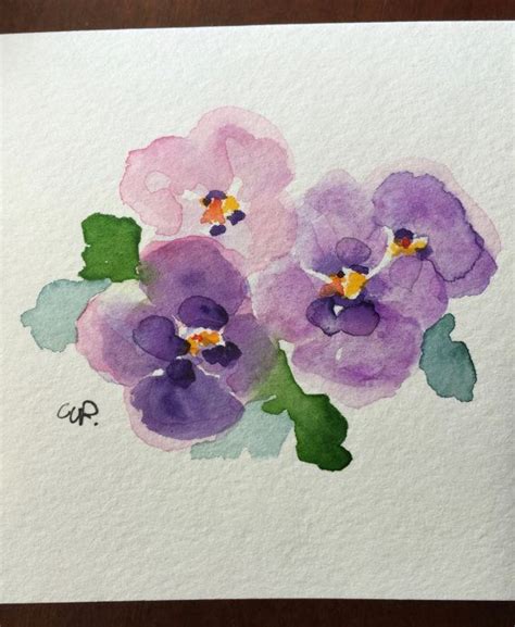 Watercolor Painting Ideas Flowers at PaintingValley.com | Explore ...